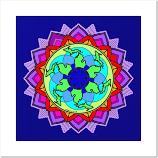 MICHIGAN MANDALA Posters and Art